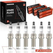 6Pcs New Double Iridium Spark Plugs for Hyundai Genesis 2009 2010 2011 V6 3.8L