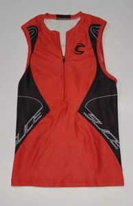 Cannondale SLICE Cycling Jersey Shirt Vest Womens XS Sleeveless Red Black Bike - Picture 1 of 11