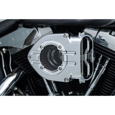 Kuryakyn Chrome Clear Trap Door for Hypercharger Air Cleaners Harley Victory FX - Image 1 of 4