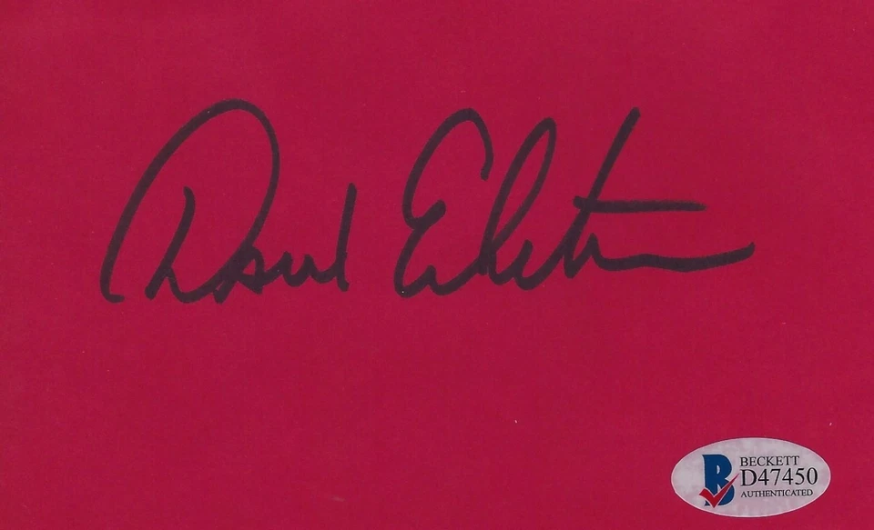 David Eckstein Signed 3.5x5.5 Cut BAS COA Padres Angels Cardinals MVP Autograph - Image 1 of 4