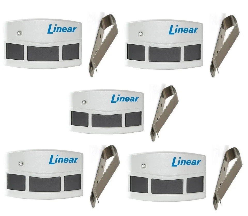 Mega Code / Linear MCT-3 (DNT00089) / MST3 DNT00093 Remote Control - 5 Pack - Image 1 of 1