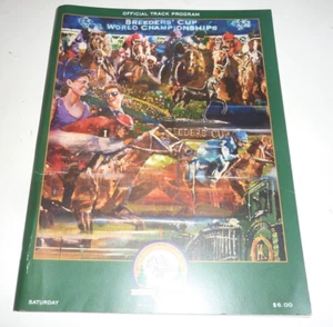 Vtg Kentucky Sat. 2015 Keeneland Breeders' Cup Horse Racing Track Program - Picture 1 of 3