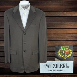 Pal Zileri Sport Coat Mens 44L 54 Brown 100% Cashmere Loro Piana - Picture 1 of 12