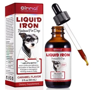 Liquid Iron for Dogs – 60 ML with Vitamin C & B12 for Anemia & Low Energy - Picture 1 of 8