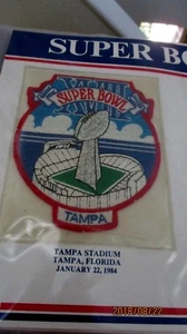 1984 NFL Super Bowl XVIII (18) Patch raiders vs redskins Willabee & Ward - Picture 1 of 3