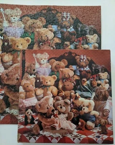 STUFFED BEARS BEST OF FRIENDS SPRINGBOK 500 PCE JIGSAW PUZZLE 100% COMPLETE A-1 - Picture 1 of 4