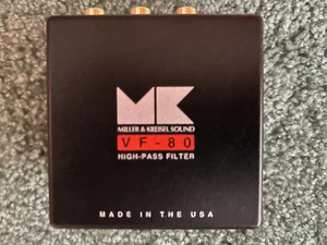 M&K Miller Kreisel VF-80 High Pass Filter w/three RCA cables - Picture 1 of 4