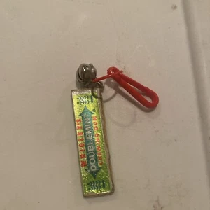 Vintage 1980s Plastic Bell Charm Doublemint Gum For 80s for chain Necklace D1 - Picture 1 of 1