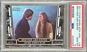 2017 Topps Star Wars Skywalker / Leia #38 PSA 10 GEM MINT (RARE: Population 1) - Picture 1 of 2