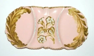 Bandeja de joyería vintage Tin Catch toda rosa pintada a mano por Cori Farber & Shley - Imagen 1 de 4
