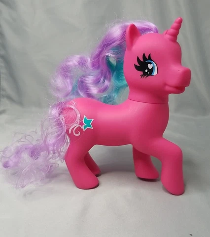 Gi-Go Wonder Pony Land Pink Unicorn with Purple Aqua Hair Shooting Stars Cover