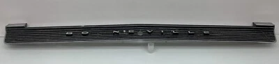 1964 Pontiac Bonneville finish panel tail panel moulding trunk trim molding (-N) - Image 1 of 4