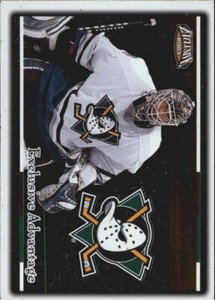 2002-03 Pacific Exclusive Advantage #1 Jean-Sebastien Giguere - NM-MT