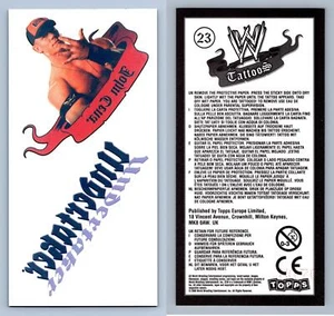 WWE Tattoos #23 Topps 2008 Tattoo / Transfer - Picture 1 of 1