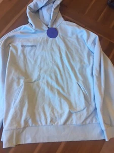NWT Pangaia Organic Cotton Hoodie Long Sleeve Sweatshirt Blue One Size - Picture 1 of 12