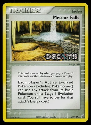 Pokemon Card - Meteor Falls Deoxys 89/107 Reverse Holo Stamped - Image 1 of 2