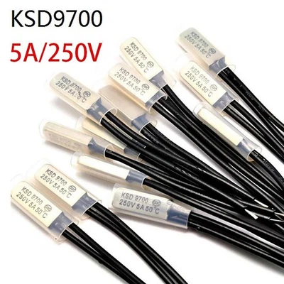 Normally Closed / Open Thermal KSD9700 Protectors Temperature Switch Thermostat - Image 1 of 4