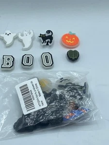 HALLOWEEN Shoe Charms Pumpkins Ghosts Skeletons Compatible w/ CROCS (25 Pc) - Picture 1 of 4