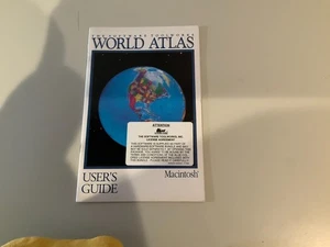 The Software Toolworks World Atlus - 1991 - Solo manual - Macintosh - Imagen 1 de 2