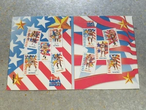 Larry Bird Michael Jordan John Stockton Charles Barkley Patrick Ewing Pippen USA - Picture 1 of 4