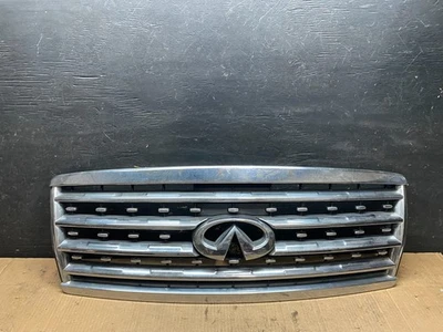 Передняя верхняя хромированная решетка радиатора для Infiniti QX56 2008–2010 годов выпуска T4125 DG - Изображение 1 из 4