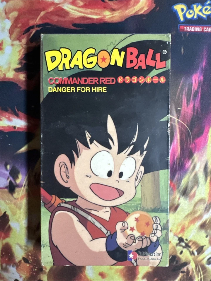 Dragon Ball Commander Red Danger For Hire VHS Tape TESTED - Goku - Image 1 of 4