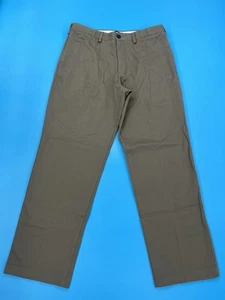 Lands End Men's Size:33x30 Comfort Waist No Iron Chino Pants Color:BASLAM BARK - Picture 1 of 10