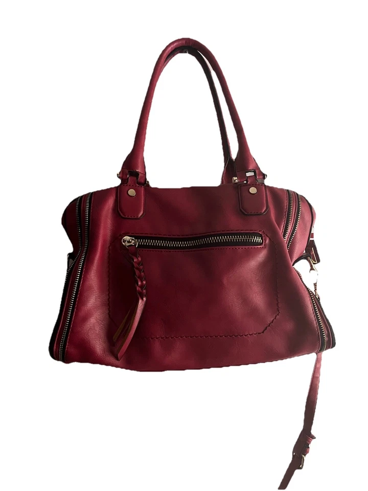 URBAN EXPRESSIONS Bolso de Mano Cartera Rojo Naranja Bolso de Hombro Cuero Sintético Foto 1 de 1