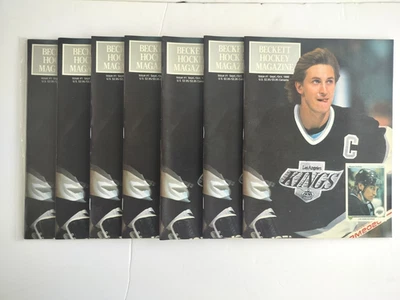 Beckett Hockey Sports Magazine 1st Issue #1 1990 Gretzky Cover Lot of 7 - Image 1 of 4