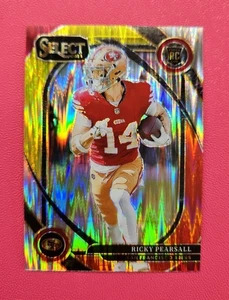 Ricky Pearsall 49ers - 2024 Select - Club Level Red & Yellow Shock Prizm 285 RC - Picture 1 of 2