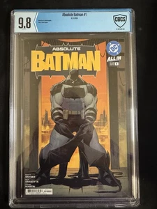 Absolute Batman #1 CBCS 9.8.  Cover A . 1st Print (IMO Better Than CGC) NM+ - Picture 1 of 2