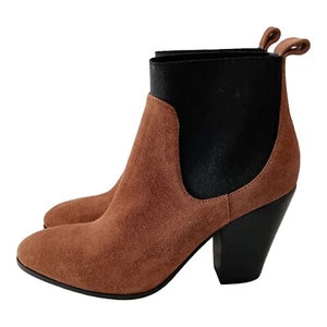 Botines de gamuza Victorias Secret talla 7 botas tostadas al tobillo rústicas granja occidental - Imagen 1 de 19