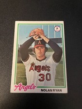 1978 Topps Nolan Ryan #400 California Angels Great condition!
