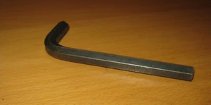 Inbußchlüssel, Innen Sechskantschlüssel 10 mm, L 12 cm, schwarz, gebraucht - Bild 1 von 3