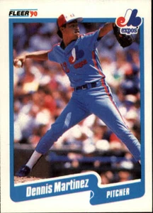 1990 Dennis Martinez Fleer Baseball Card #354 - Picture 1 of 2