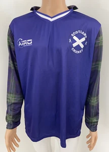 AIRC Sportswear XL Scotland Jersey Cricket Shirt w Tartan Polyester Long Sleeve - Bild 1 von 12