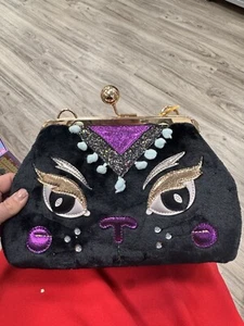 Irregular Choice Black Pussy Cat Bag SEE DESCRIPTION - Picture 1 of 2