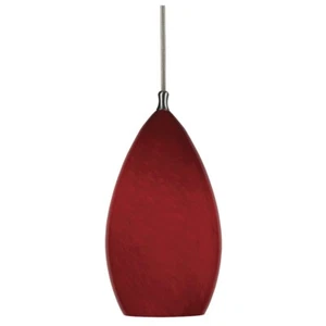 Cal Lighting Uni Pack, 1 Light Pendant, Brushed Steel/Red, 10.4" - UP-991A-6-BS - Picture 1 of 1