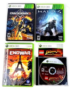 XBOX 360 SPIELE Crackdown 2 Halo 4 Tom Clancy Endwar Lego Indiana Jones - Bild 1 von 4