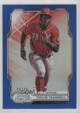 2019 Bowman Sterling Prospect Blue Refractor /25 Taylor Trammell #BPR-30