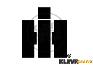 12"x12" International Harvester Logo Vinyl Decal Tractor Diesel Truck Sticker - Picture 1 of 1