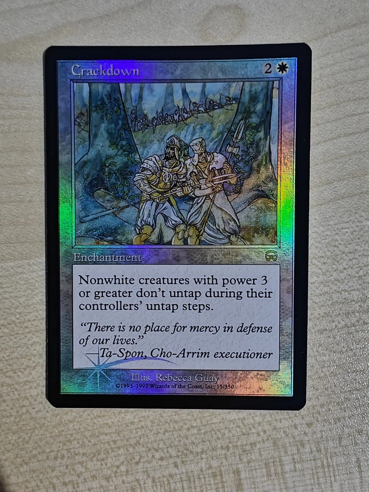MTG Crackdown Mercadian Masques Foil NM  - Image 1 of 2