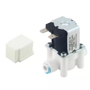 Electroválvula de entrada de agua de 12 V 1/4" sistema puro de ósmosis inversa RO cerrado normal - Imagen 1 de 12