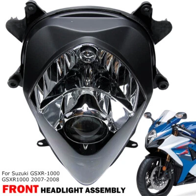 Front Headlight Head Lamp Assembly for Suzuki GSXR1000 2007 2008 K7 GSXR 1000 US - Image 1 of 4
