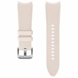 Samsung Galaxy Watch Hybrid Leather band (4 +) 20mm Pink Original Band M/L OPEN - Photo 1 sur 1