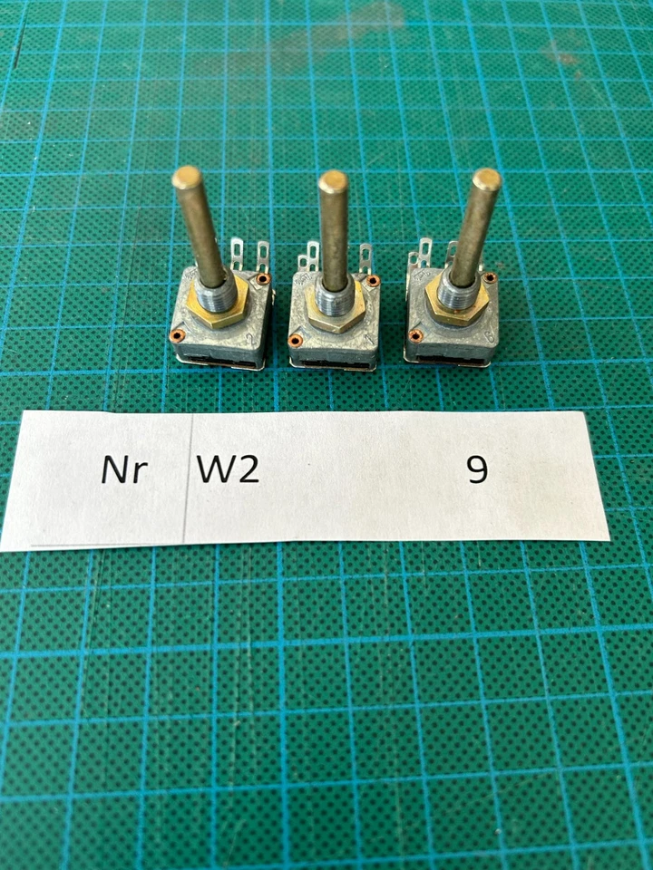 Preh Dreh Potentiometer 3 Stück Metall Ausführung / Typ  220 k Ohm - Bild 1 von 4