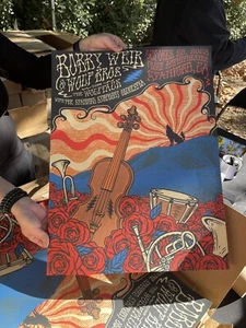 Bob Weir At The Frost Amphitheater 29.10.2023 Super Vip Poster Ltd #. / 310 🌹 - Bild 1 von 6