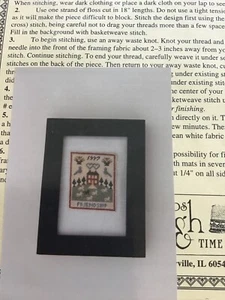 Threads Through Time Reproduction needlework Kit - Picture 1 of 3