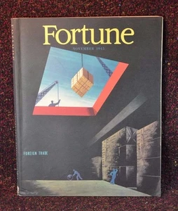 Fortune Magazine Nov 1945 Foreign Trade World War II Atom Bomb Chinese Industry - Picture 1 of 11