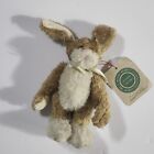 Boyds Bears Elsinore Bunny Rabbit Jointed Tan & White Plush with Tag 6"